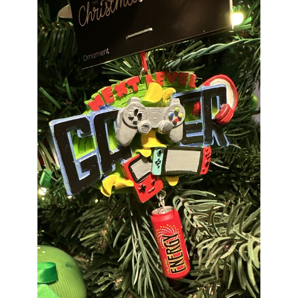 The Christmas Shoppe Next Level Gamer Ornament Nintendo Switch Gameboy - Picture 8 of 10